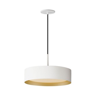 ET2 Lighting Echo 1 - Light Pendant in  White/Gold