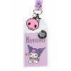 Kuromi ID Badge Holder Lanyard w/ Rubber Pendant and Collectible Sticker - 2 of 4