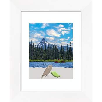 Amanti Art Cabinet White Narrow Picture Frame