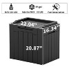 LACOO 32 Gal. Outdoor Resin Deck Box with Seat - 3 of 4