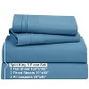 Clara Clark Bed Sheets, Premier 1800 Series 4 Piece Bed Sheet Set, Deep Pocket Luxury Soft Bedding Sheets & Pillowcases - 2 of 4