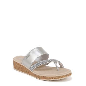 BZees Womens Bora Bright Strappy Thong Sandals