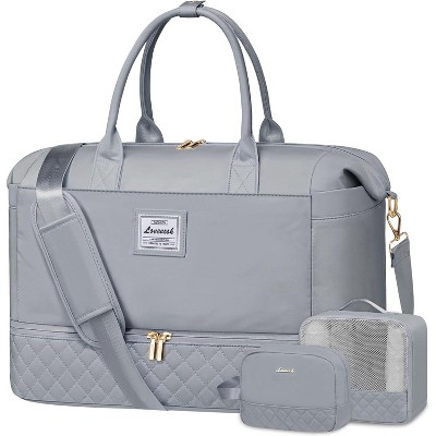 LOVEVOOK Travel Duffle Bags - Weekender with Shoe & Toiletry Compartment