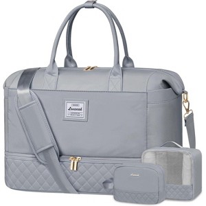 LOVEVOOK Travel Duffle Bags - Weekender with Shoe & Toiletry Compartment - 1 of 3