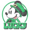 Girl's Mickey & Friends Lucky Hat Crop T-Shirt - 2 of 3