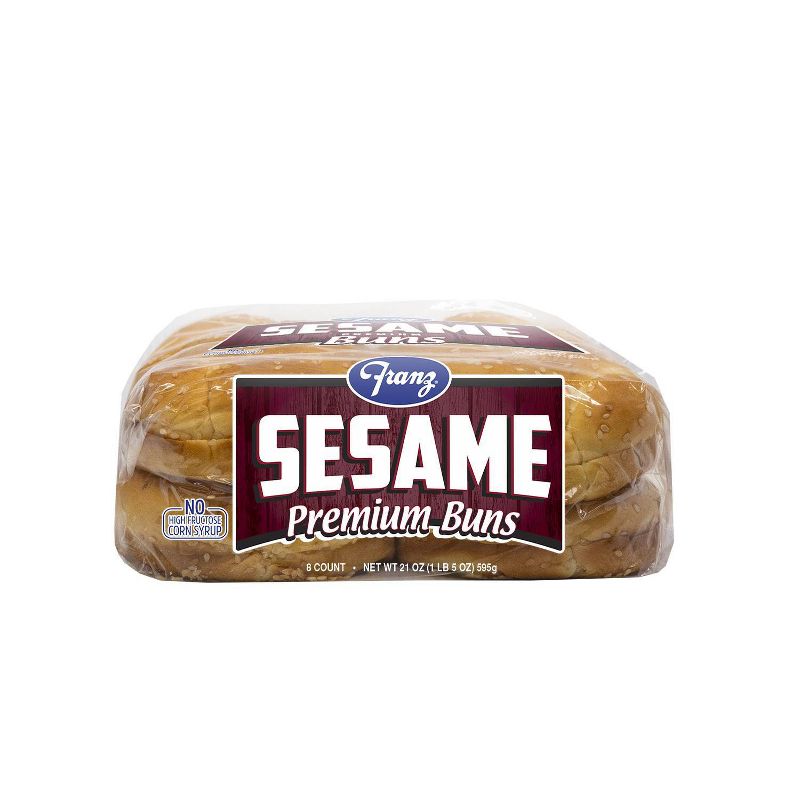 Franz Sesame Premium Buns - 21oz/8pk, 3 of 7