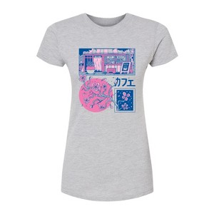 Women's - Instant Message - Japanese Panels Fitted Graphic T-Shirt - 1 of 4