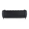 NicBex 83.25 Inch 3 Seater Sofa Couch with Deep Seat Modern Comfy Velvet Couch with Wood Legs for Living Room - 4 of 4