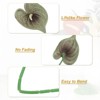 Unique Bargains Artificial Anthurium Lily Flowers for Home Decor 10 Pcs - 3 of 4