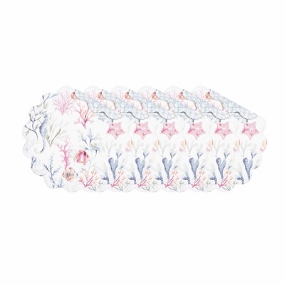 C&F Home Nori Coral Round Placemat Set of 6