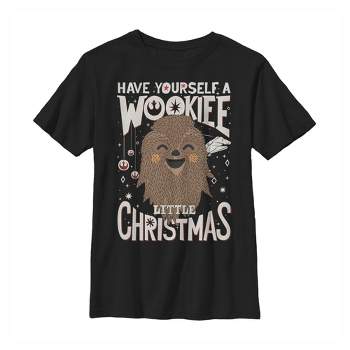 Boy\'s Star Wars Christmas Have Wookie A Target Yourself : T-shirt
