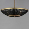 Maxim Lighting Rattan 3 - Light Pendant in  Natural Aged Brass - 3 of 4