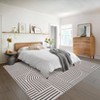 Modern Abstract Rug Washable Rug Non Slip, Low Pile Thin Foldable Mat - 2 of 4