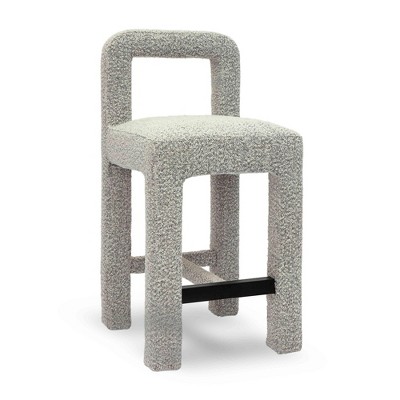 TOV Furniture Hazel Boucle Counter Stool