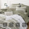 5/7 Pcs Bedding Set with Cationic Dyeing for Striking Double-Sided Contrast - 3 of 4