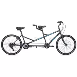 Kent Synergy Tandem 18'' Cruiser Bike - Blue/Black