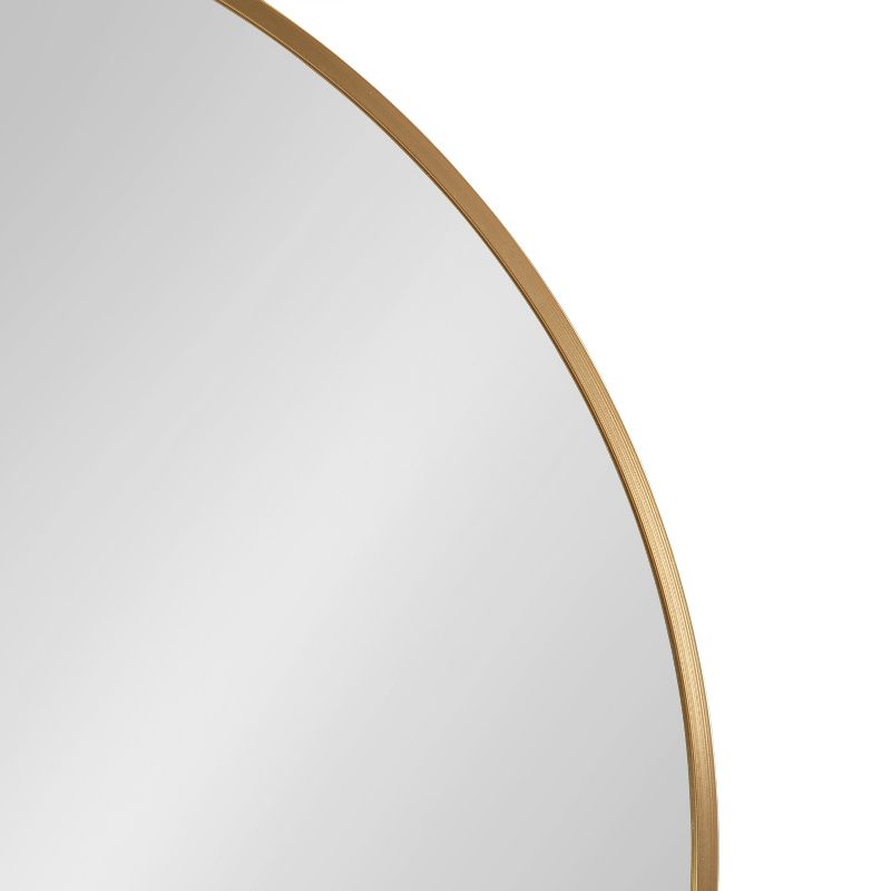 Kate and Laurel Zayda Metal Round Mirror, 3 of 9