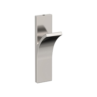 Amerock Apex Contemporary Single Prong Polished Nickel Wall Hook : Target