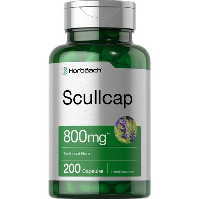Horbaach Scullcap Extract 800mg | 200 Capsules