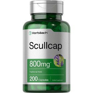 Horbaach Scullcap Extract 800mg | 200 Capsules - 1 of 2