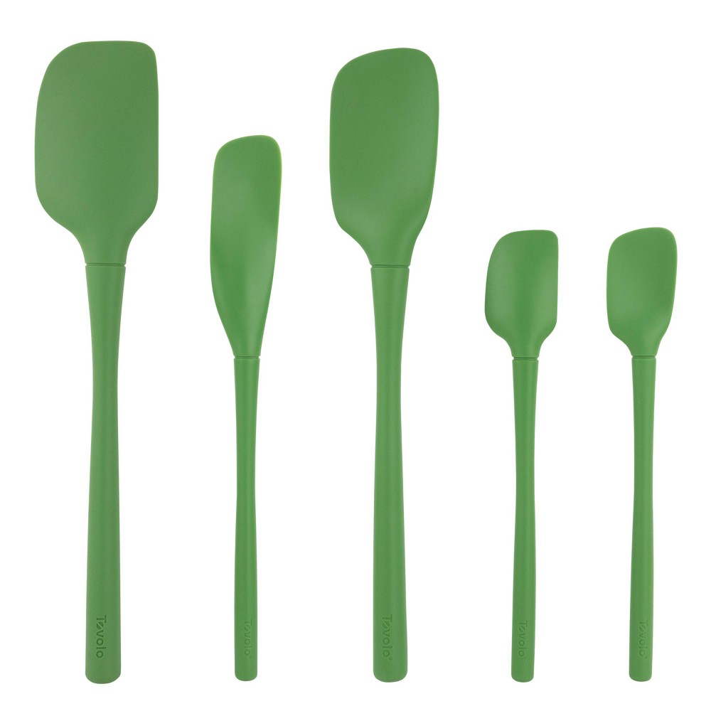 Tovolo 5pc Silicone Flex Core Spatula Set Pesto