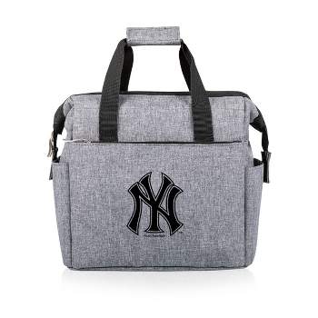 MLB New York Yankees On The Go Soft Lunch Bag Cooler - Heathered Gray
