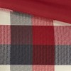 Gulches 7 Piece Queen Herringbone Comforter Set Red - 3 of 4