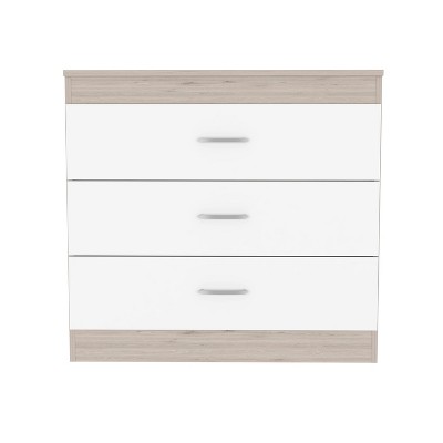 NicBex 3 Drawer Dresser for Bedroom,Chest of Drawers with Metal Handle Design,Modern Freestanding Dresser,Storage Dressers for Bedroom