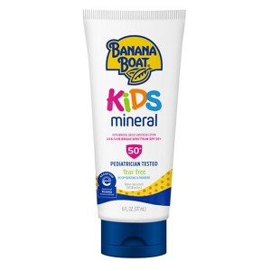 Banana Boat Kids Mineral 100 % Lotion - SPF 50+ - 6oz - 1 of 4
