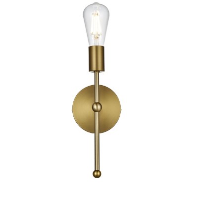Elegant Lighting Keely 4.5 Inch Wall Sconce in Satin Gold