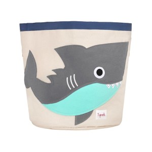 3 Sprouts Kids Storage Basket - Shark - 1 of 4