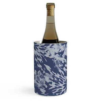 Emanuela Carratoni Blue Tie Dye Wine Chiller - Deny Designs