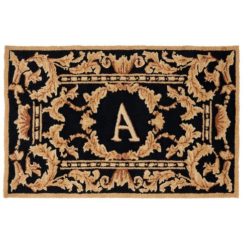 Monogram Mon219 Hand Hooked Door Mat - Safavieh : Target