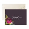 Paper Frenzy Bohemian Floral Thank You Note Card Collection with Cream Colored Envelopes -- 25 pack - 3 of 4