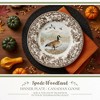 Spode Woodland 10.5” Dinner Plate, Perfect for Thanksgiving and Other Special Occasions, Made in England, Bird Motifs - 2 of 4