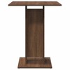 vidaXL Bistro Table Brown Oak 23.6"x23.6"x29.5" Engineered Wood - 4 of 4