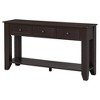 NicBex Modern Narrow Console Table with Storage,Entryway Table with 3 Drawers & Bottom Shelf,Sideboard Foyer Table for Hallway,Living Room - 3 of 4