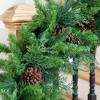 Northlight Pine and Cedar Artificial Christmas Garland with Pinecones  - 10' x 15" - Unlit - 4 of 4
