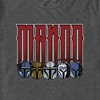 Men's Star Wars: The Mandalorian Mando Helmet Line T-Shirt - 2 of 4