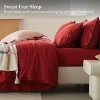 Cotton Tencel Sheet - Luxury Hotel Bedding Set, Soft, Cooling & Breathable for Hot Sleepers, Deep Pocket Up to 16 Inches - 4 of 4