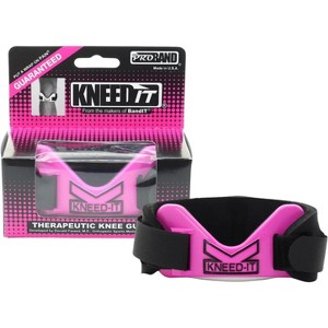 ProBand KneedIT Pink – Compression Band for Knee Pain Relief – Relieve Pain & Swelling – For Arthritis, Tendinitis, Osteoarthritis & More – One Size - 1 of 4