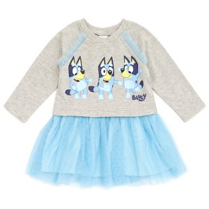 Bluey Girls French Terry Dress Toddler - 1 of 4