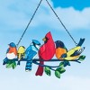 Collections Etc Hand-painted Birds on Branch Metal Art Hanging Decoration - 2 of 2