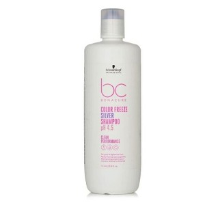 Schwarzkopf Bonacure Color Freeze Silver Shampoo pH 4.5 Clean Performance, 33.3 oz - 1 of 4