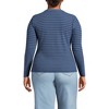 Lands' End Women's Lightweight Waffle Skimming Long Sleeve Crew Neck T-shirt - 2 of 3
