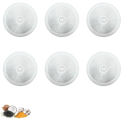 Nispira Cat Water Fountain Filter Replacements for Eversweet 2S/3/3 Solo/Solo SE Cybertail Pet Water Dispenser Triple Filtration, 6 Packs