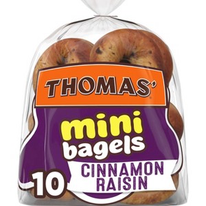 Thomas' Cinnamon Raisin Mini Bagels - 18oz - 1 of 4