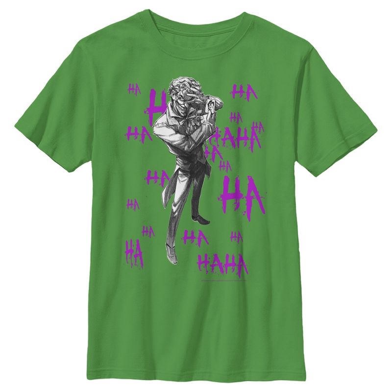 Boy's Batman Joker Ha Ha T-Shirt, 1 of 4
