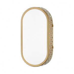 Mitzi Phoebe 1 - Light Wall Light in  Aged Brass Opal Matte Glass Shade  Shade - 1 of 4