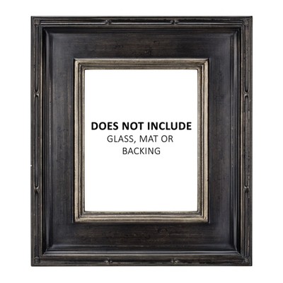 11x14 Silver Distressed Wood Floating Wall Frame